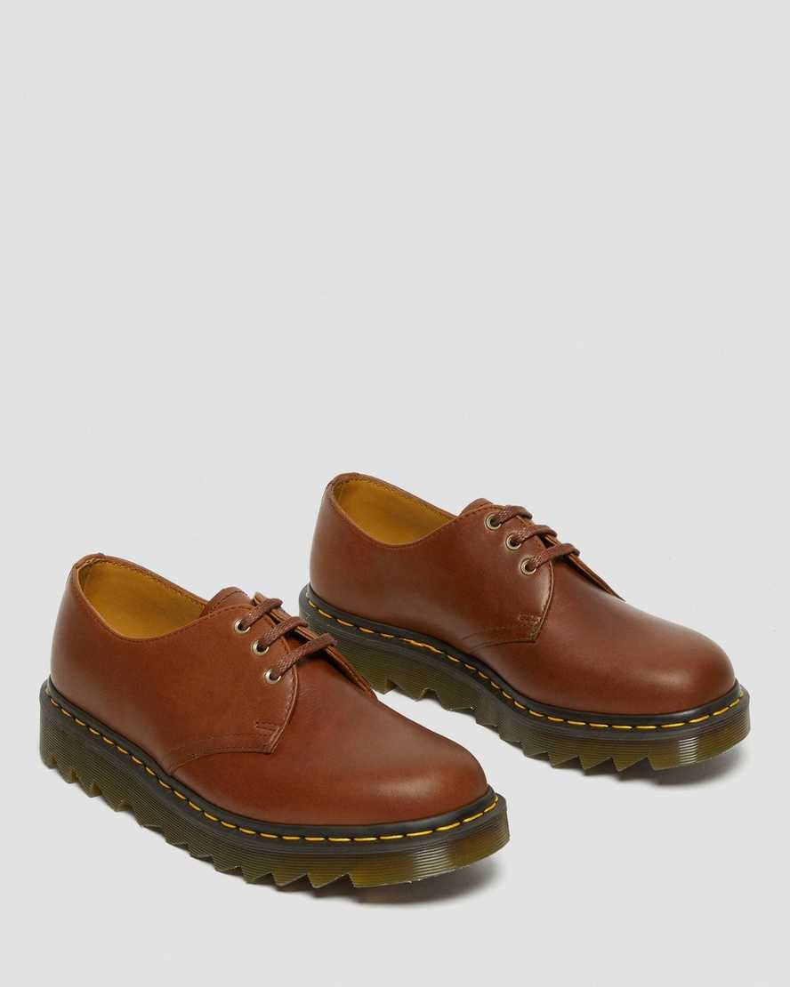 hnědé pánské oxfordské boty dr. martens 1461 ziggy