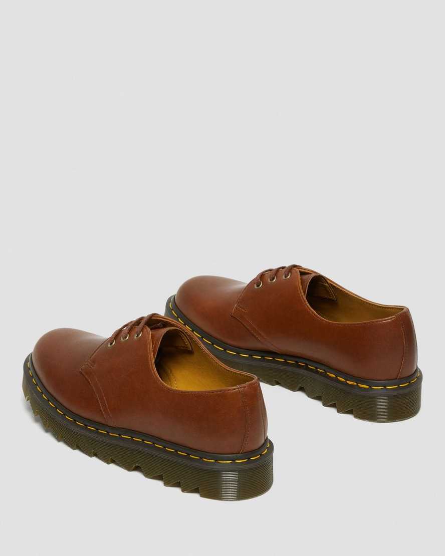 hnědé pánské oxfordské boty dr. martens 1461 ziggy