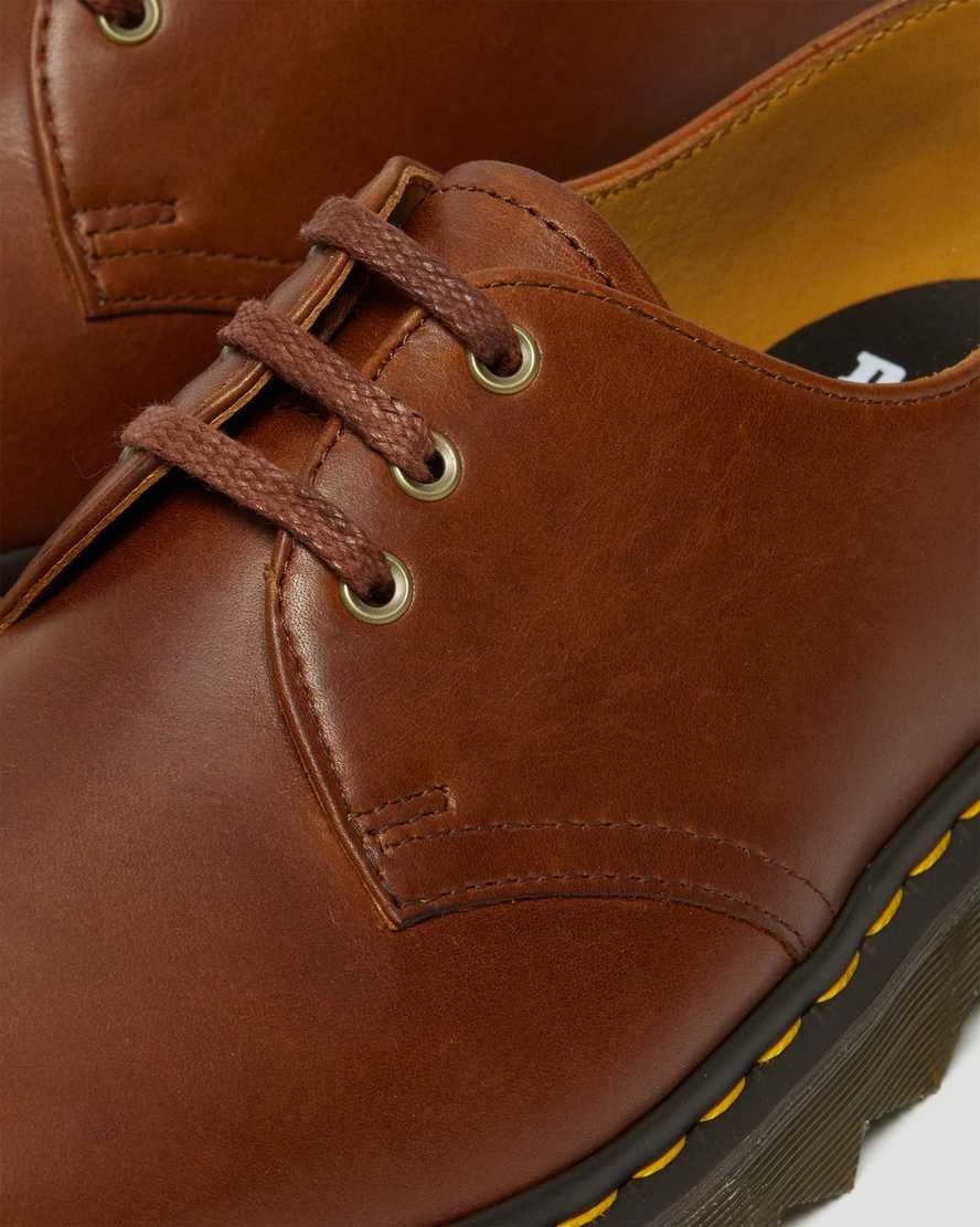hnědé pánské oxfordské boty dr. martens 1461 ziggy