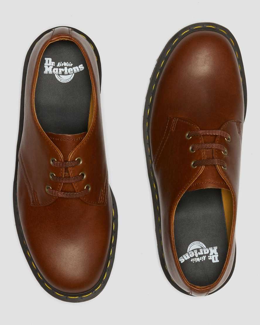 hnědé pánské oxfordské boty dr. martens 1461 ziggy