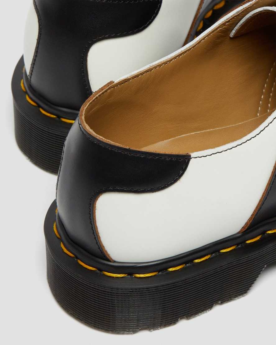 pánské boty dr. martens 1461 v bílé a černé barvě