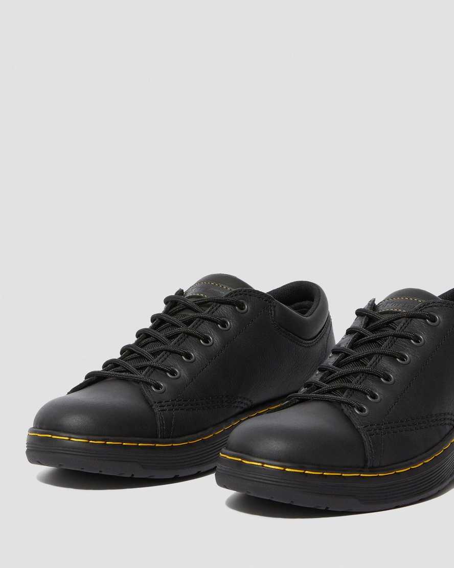 Černé pánské pracovní boty dr. martens maltby s protiskluzovou úpravou