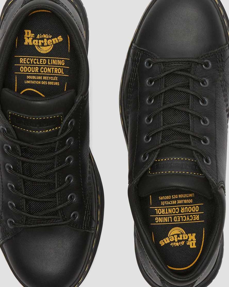 Černé pánské pracovní boty dr. martens maltby s protiskluzovou úpravou