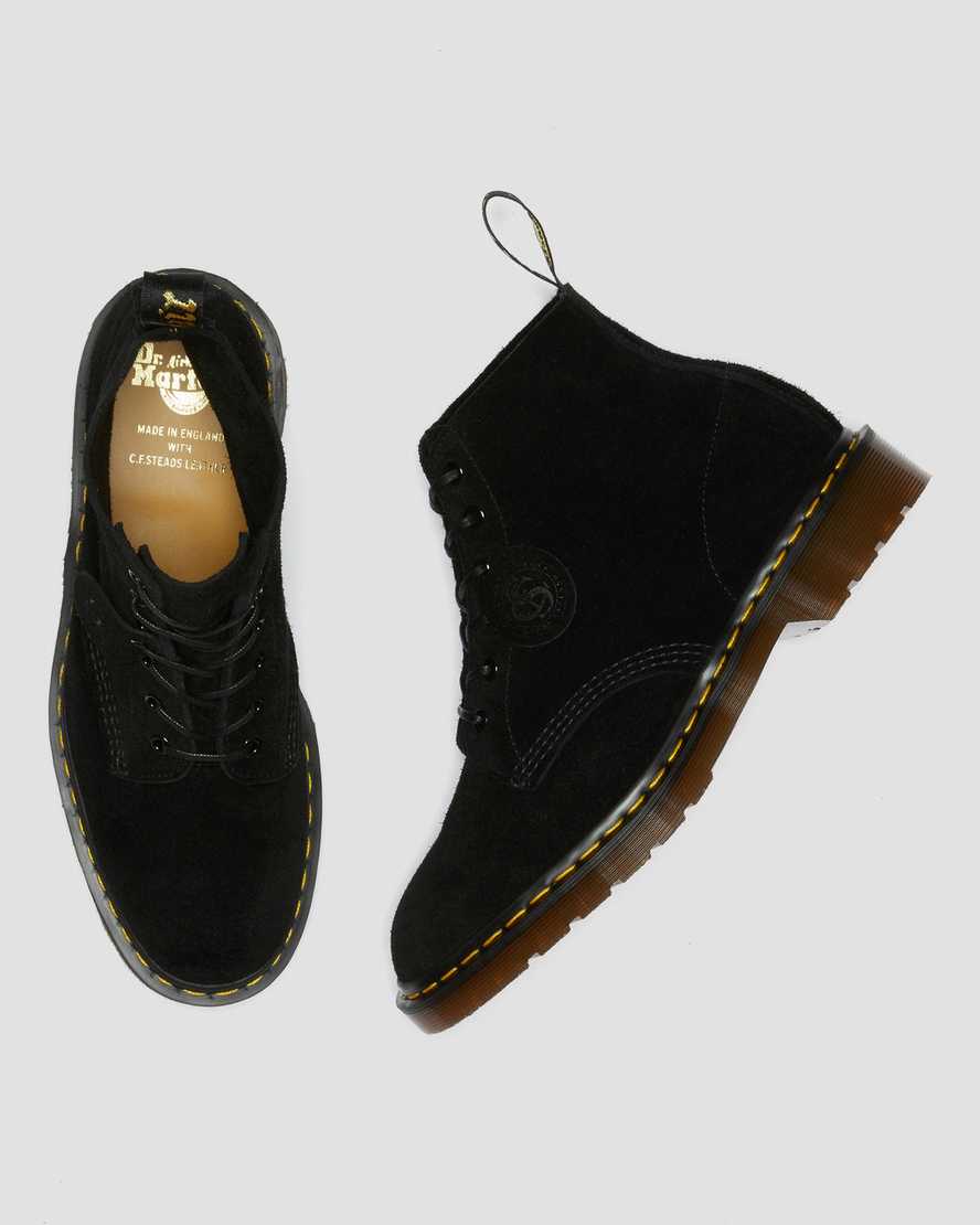 Černé dámské kotníkové boty dr. martens 101
