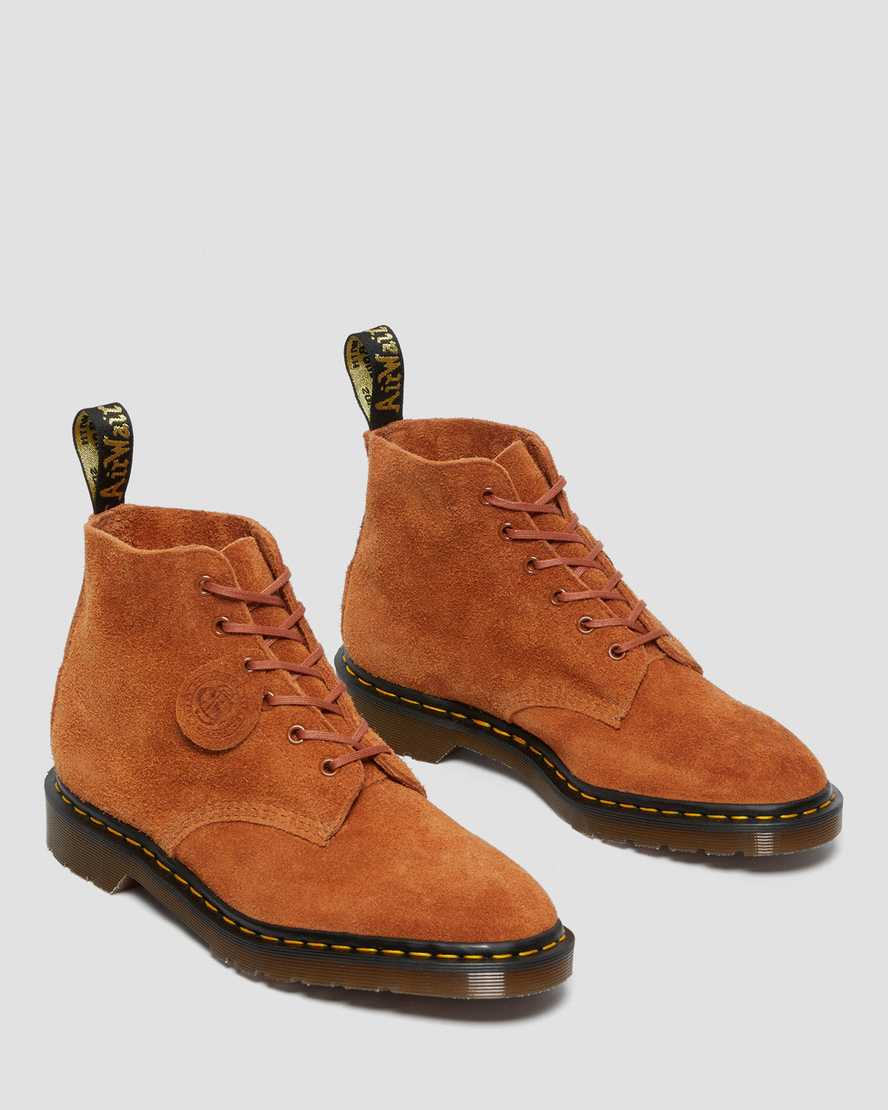 hnědé dámské kotníkové boty dr. martens 101