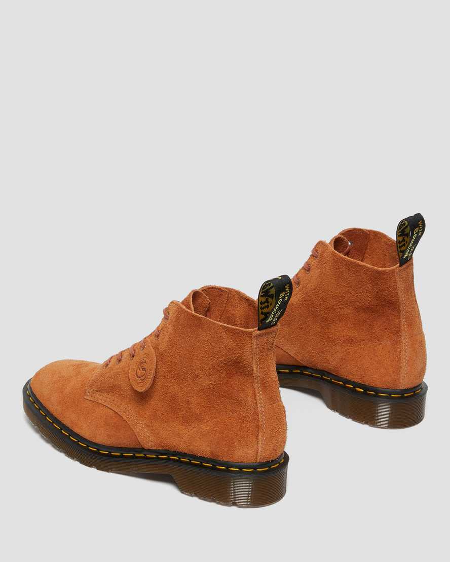 hnědé dámské kotníkové boty dr. martens 101