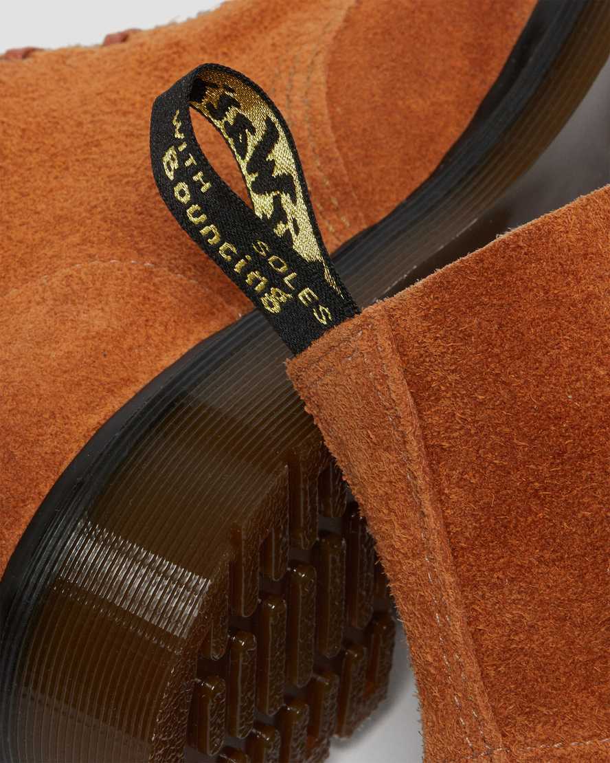 hnědé dámské kotníkové boty dr. martens 101