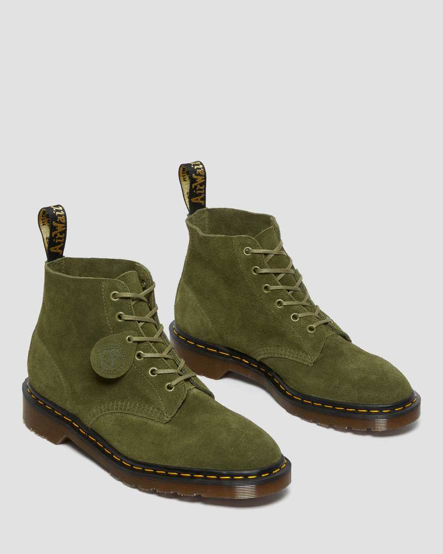 dámské kotníkové boty dr. martens 101 v olivové barvě