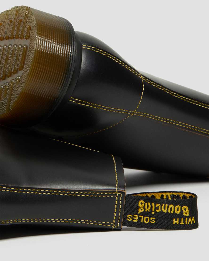 Černé dámské kotníkové boty dr. martens pharamond vintage smooth