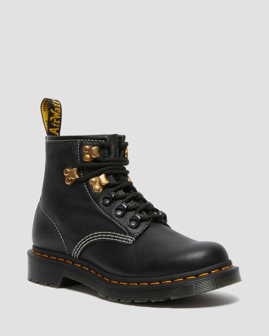 Černé dámské kotníkové boty dr. martens 101 hardware virginia