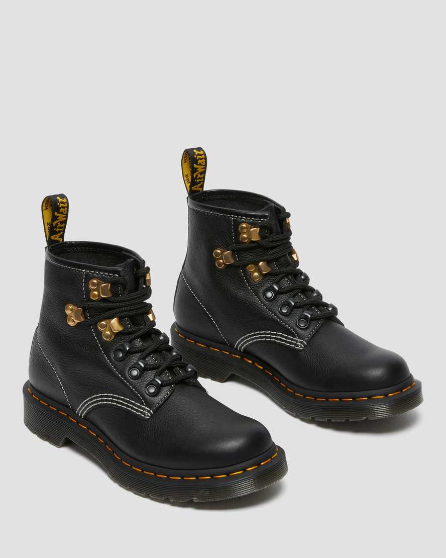 Černé dámské kotníkové boty dr. martens 101 hardware virginia