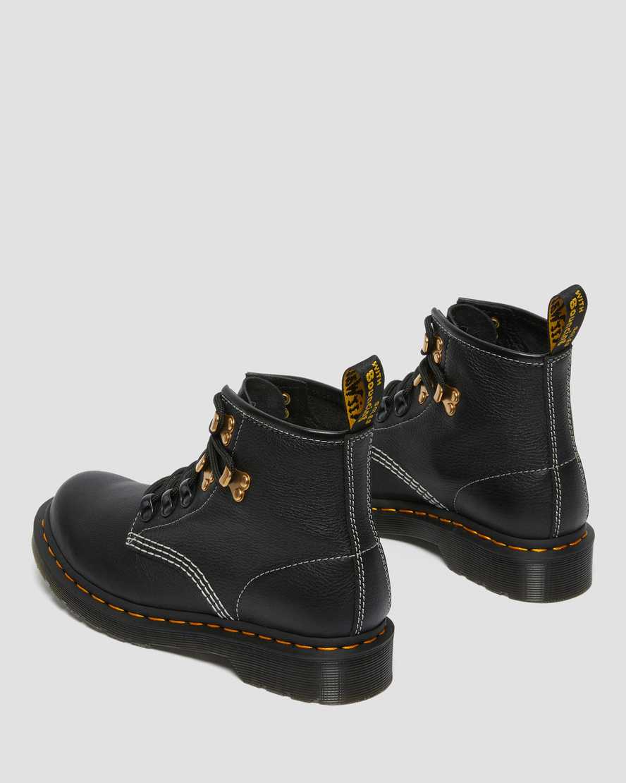 Černé dámské kotníkové boty dr. martens 101 hardware virginia