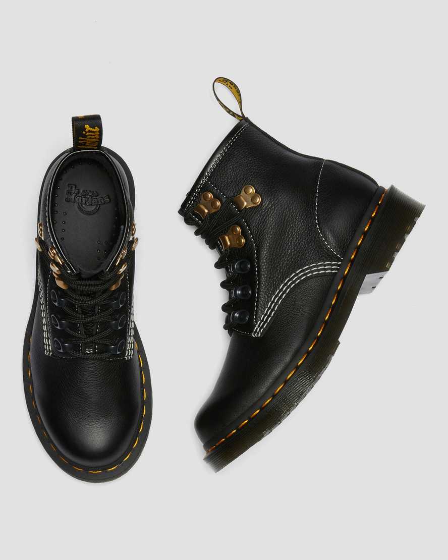 Černé dámské kotníkové boty dr. martens 101 hardware virginia