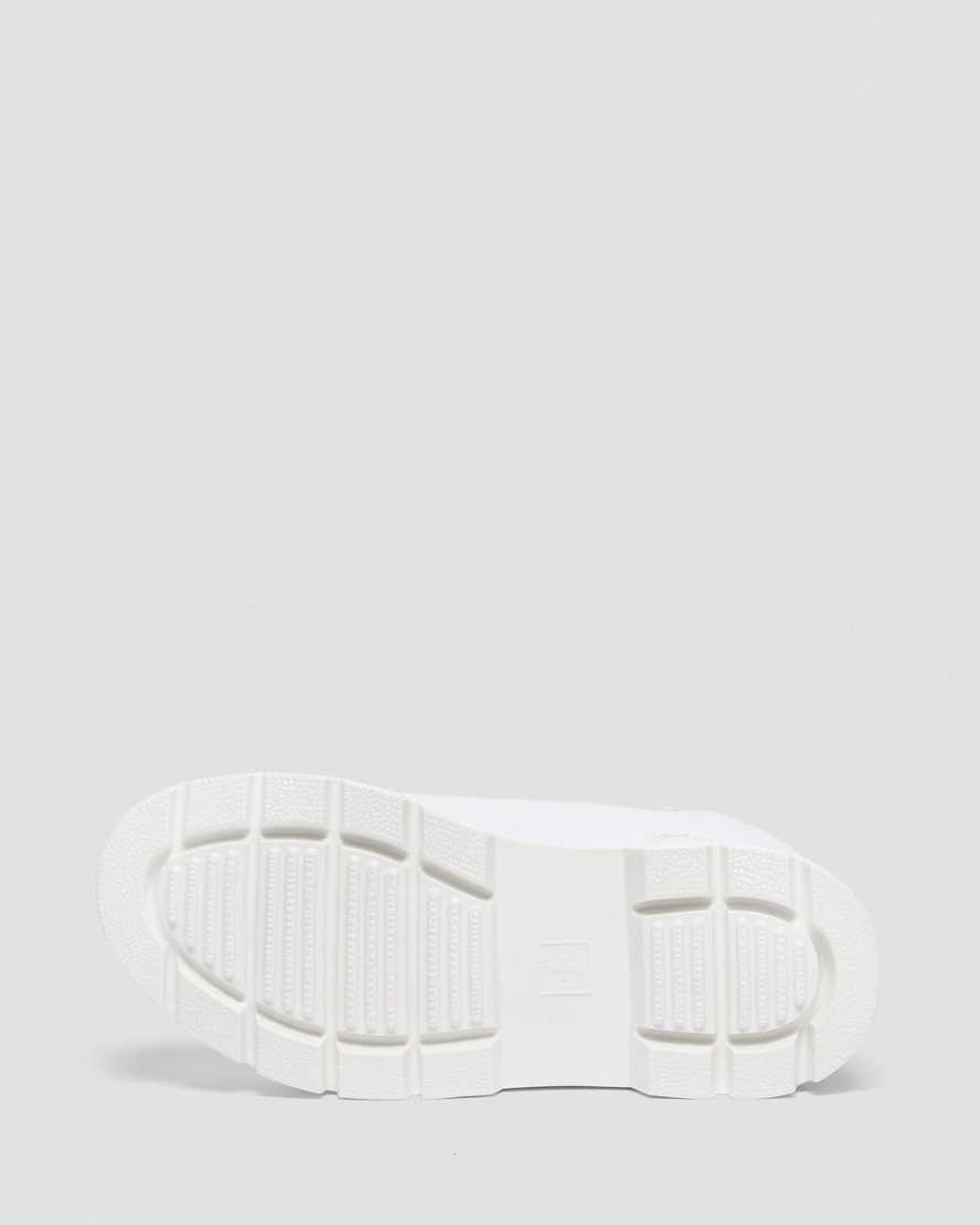 bílé dámské ležérní boty dr. martens combs poly