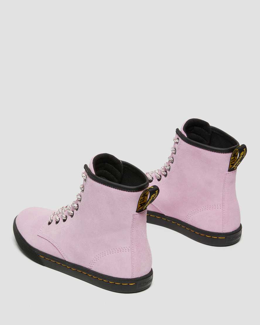 růžové dámské ležérní boty dr. martens sheridan