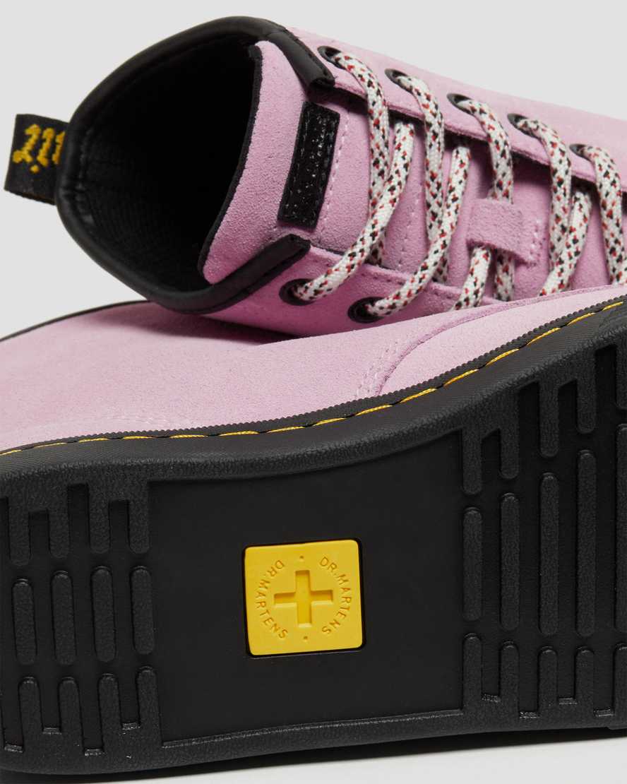 růžové dámské ležérní boty dr. martens sheridan