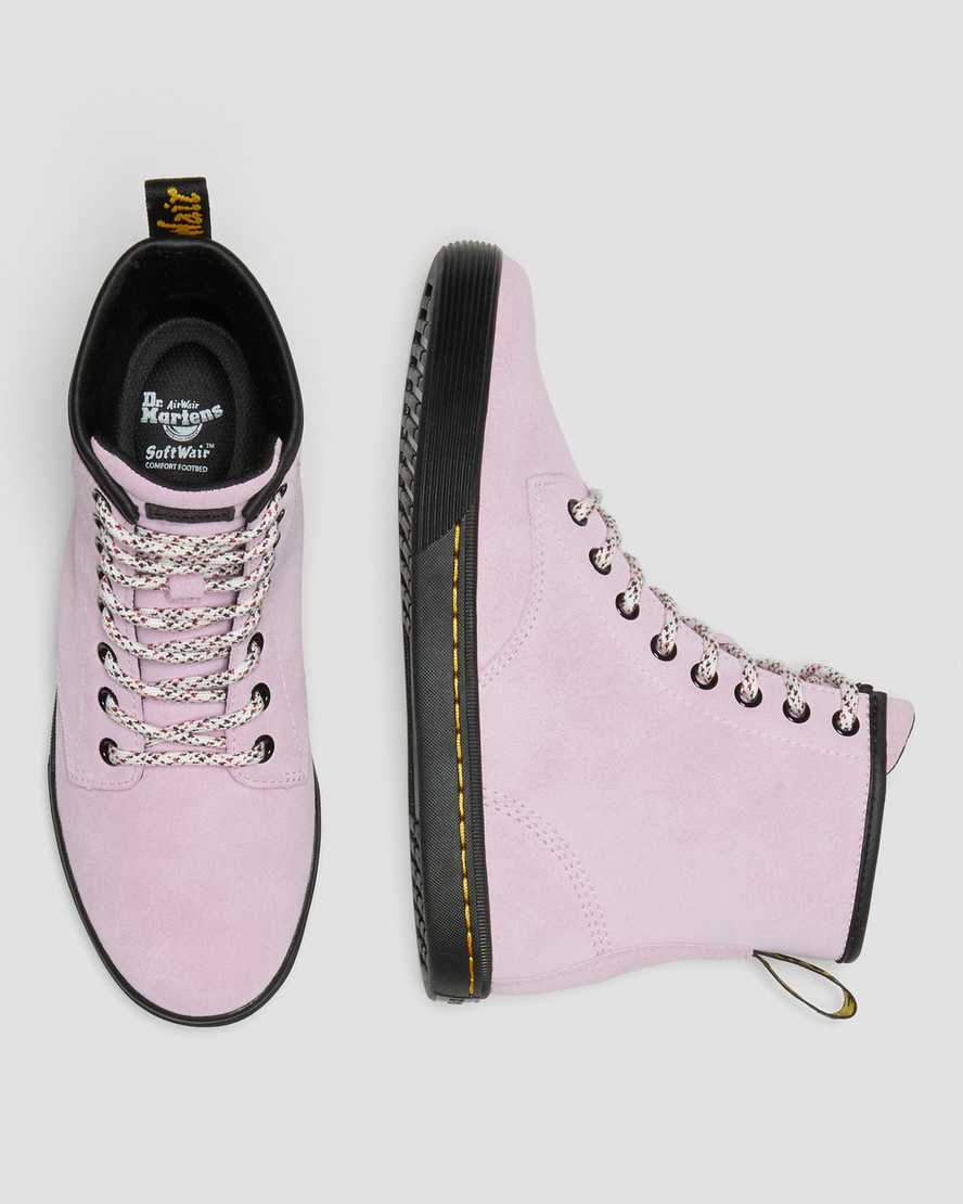 růžové dámské ležérní boty dr. martens sheridan