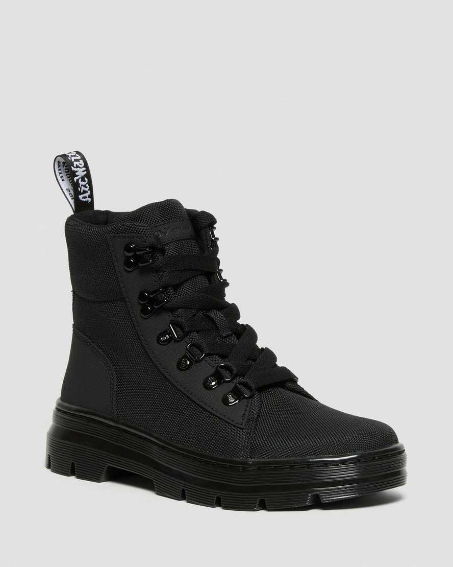 Černé dámské ležérní boty dr. martens combs poly