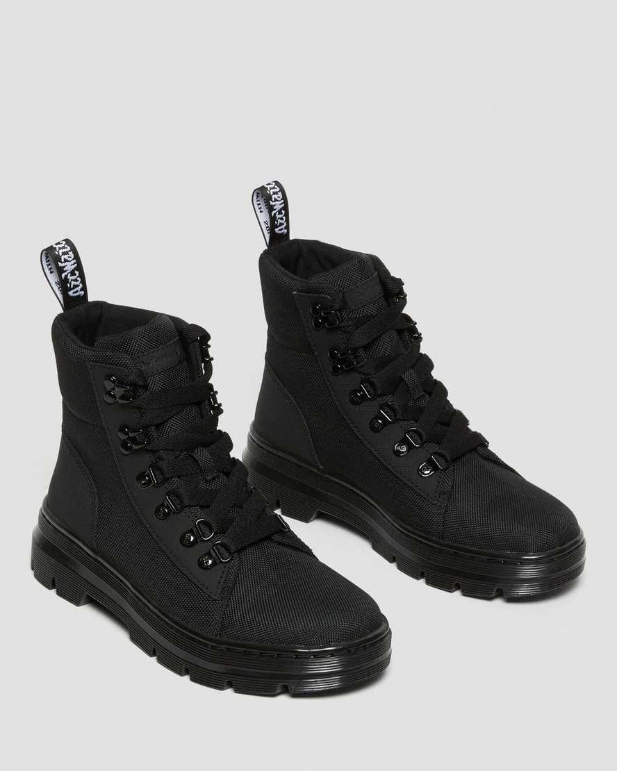 Černé dámské ležérní boty dr. martens combs poly
