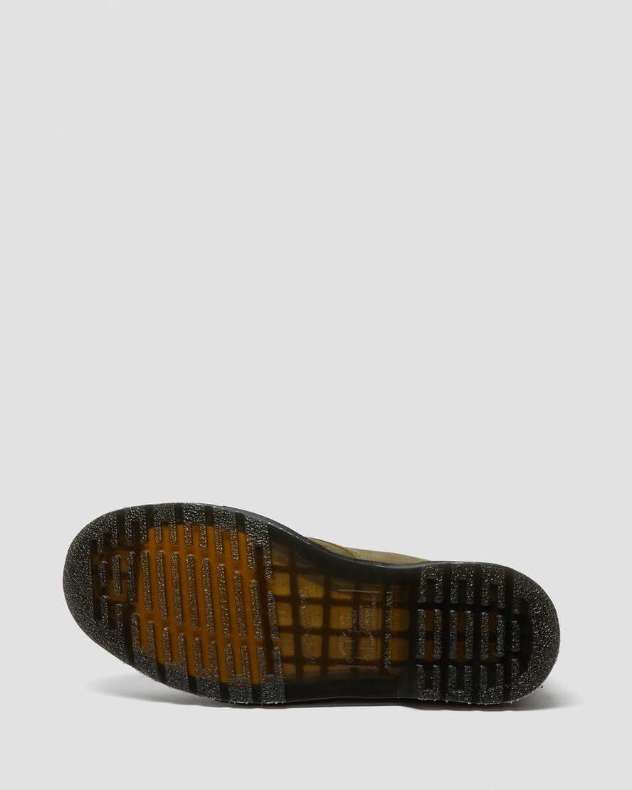 dámské ležérní boty dr. martens 1460 pascal made in england titan v olivové barvě