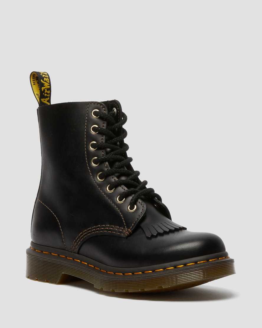 Černé dámské ležérní boty dr. martens 1460 pascal abruzzo