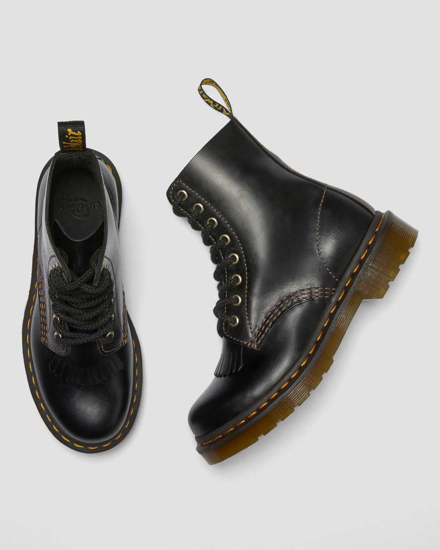 Černé dámské ležérní boty dr. martens 1460 pascal abruzzo