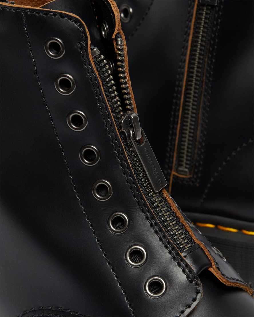 Černé dámské ležérní boty dr. martens 1460 laceless bex
