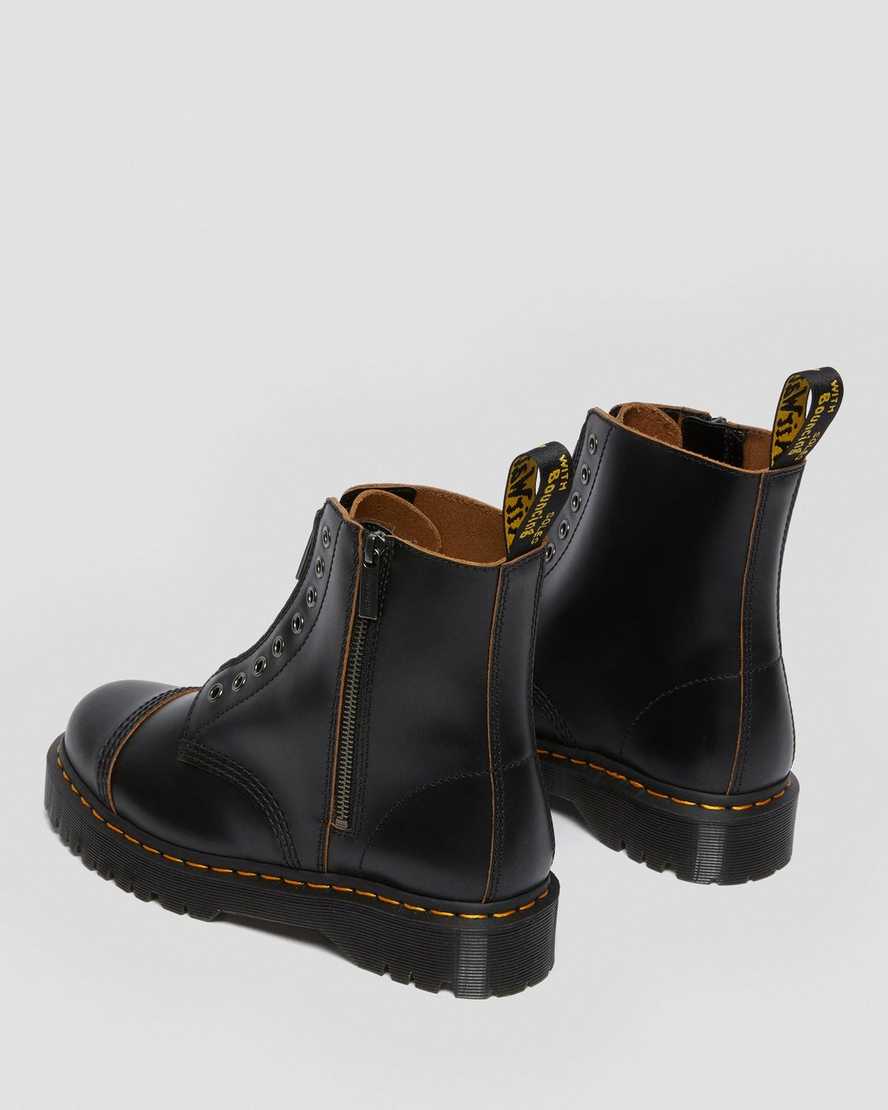 Černé dámské ležérní boty dr. martens 1460 laceless bex
