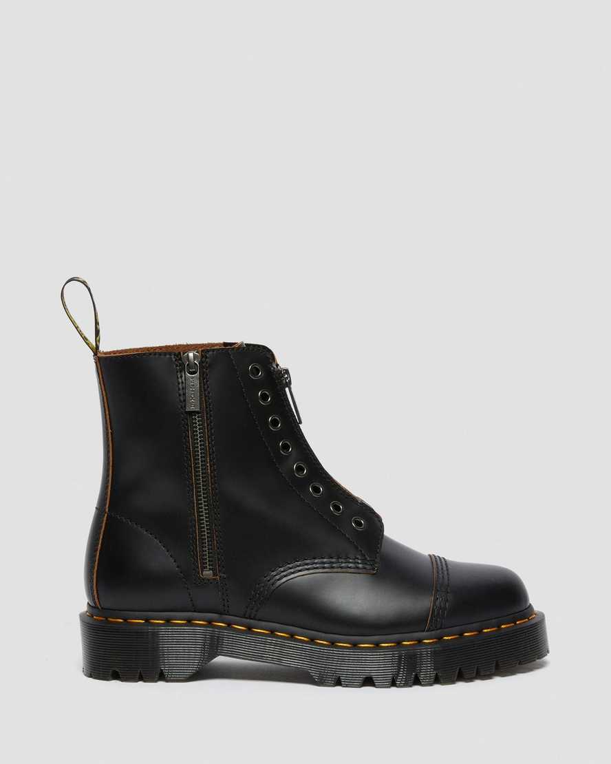 Černé dámské ležérní boty dr. martens 1460 laceless bex