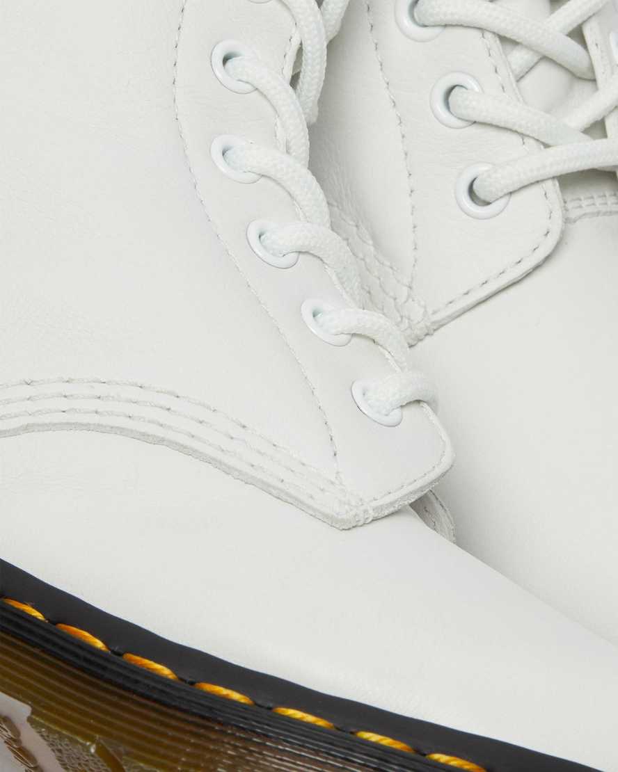 dámské boty dr. martens 1460 pascal virginia v bílém provedení