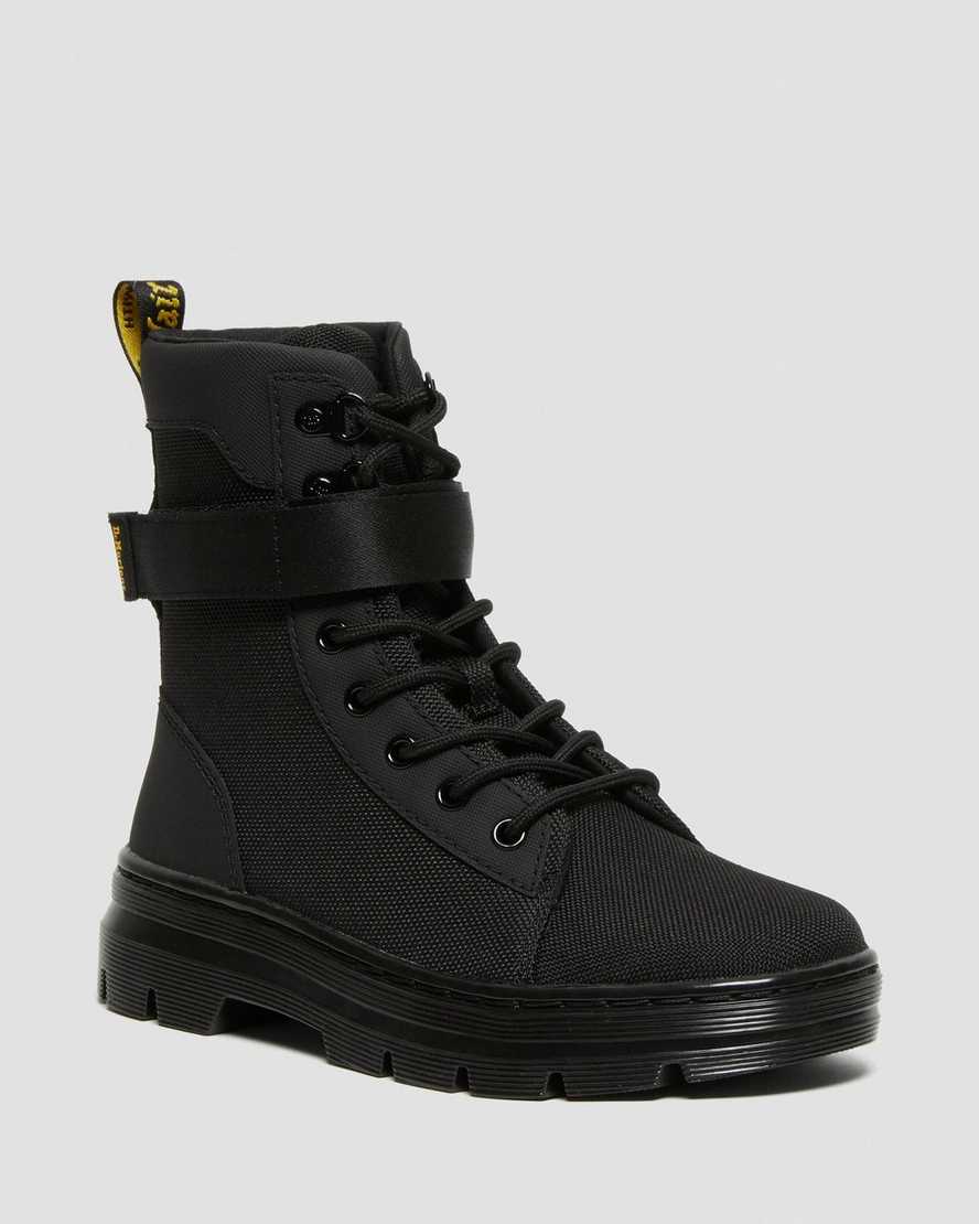 Černé dámské volnočasové boty dr. martens combs tech extra tough