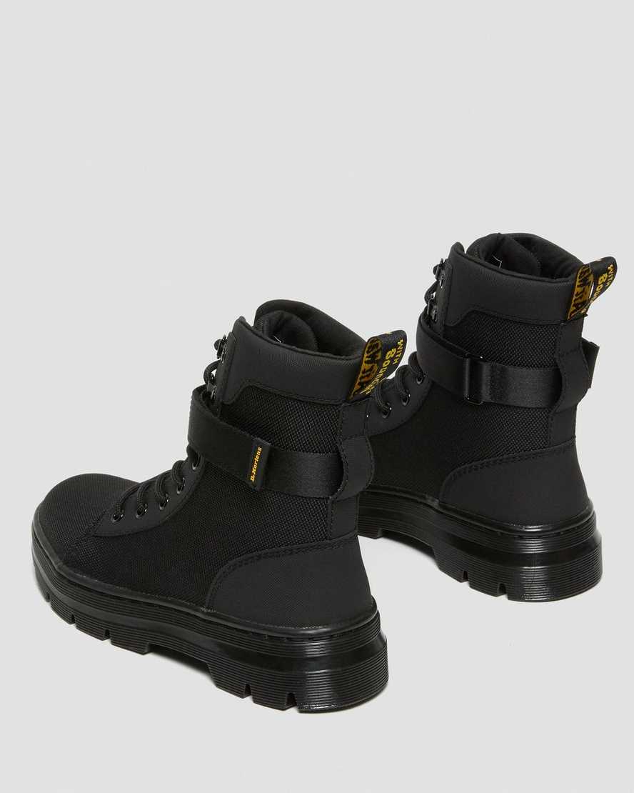 Černé dámské volnočasové boty dr. martens combs tech extra tough