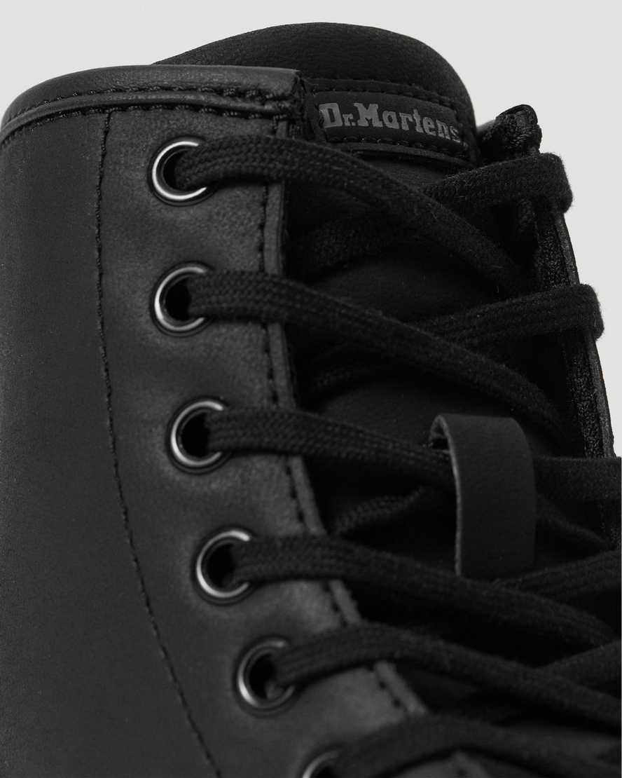 Černé matné dámské ležérní boty dr. martens sheridan