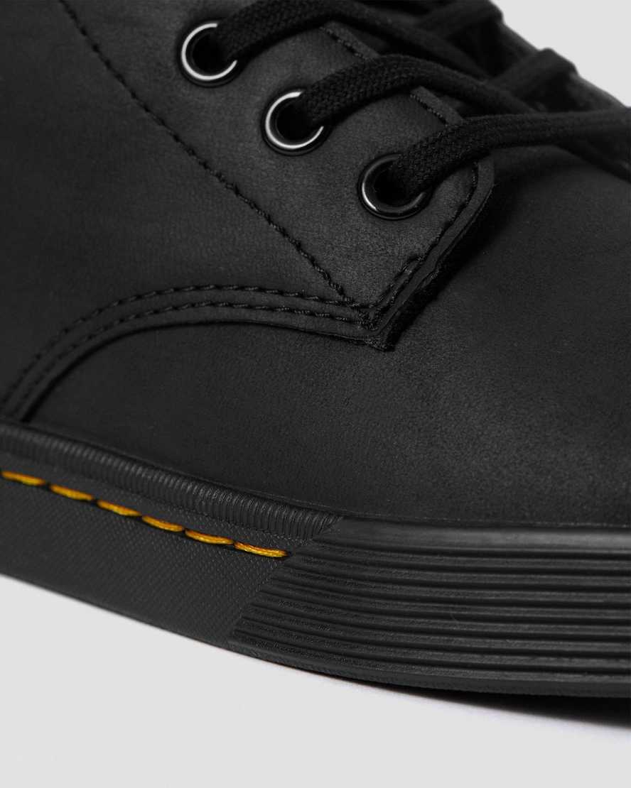 Černé matné dámské ležérní boty dr. martens sheridan