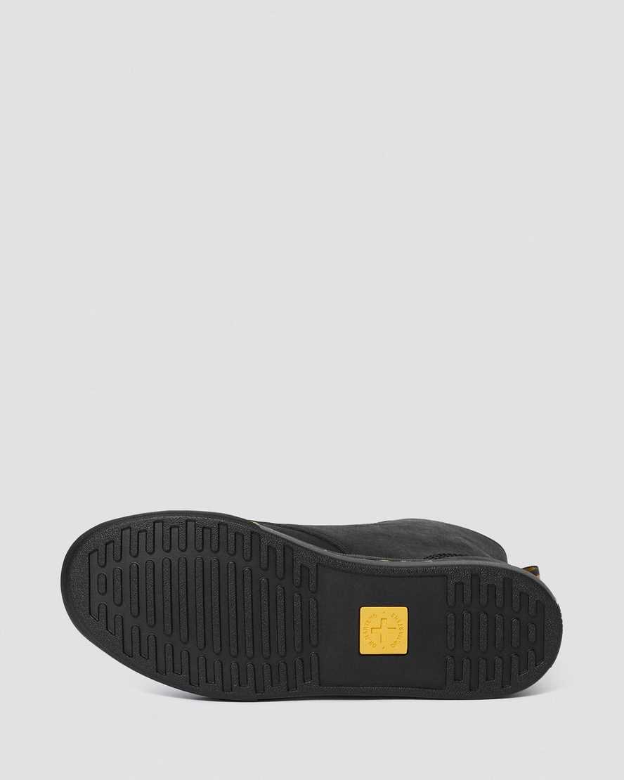 Černé matné dámské ležérní boty dr. martens sheridan