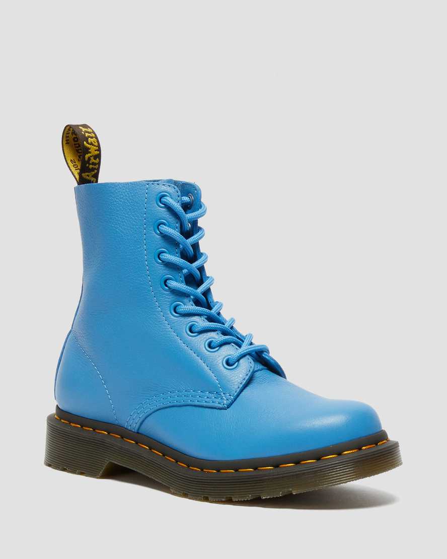 dámské ležérní boty dr. martens 1460 pascal virginia v modré barvě