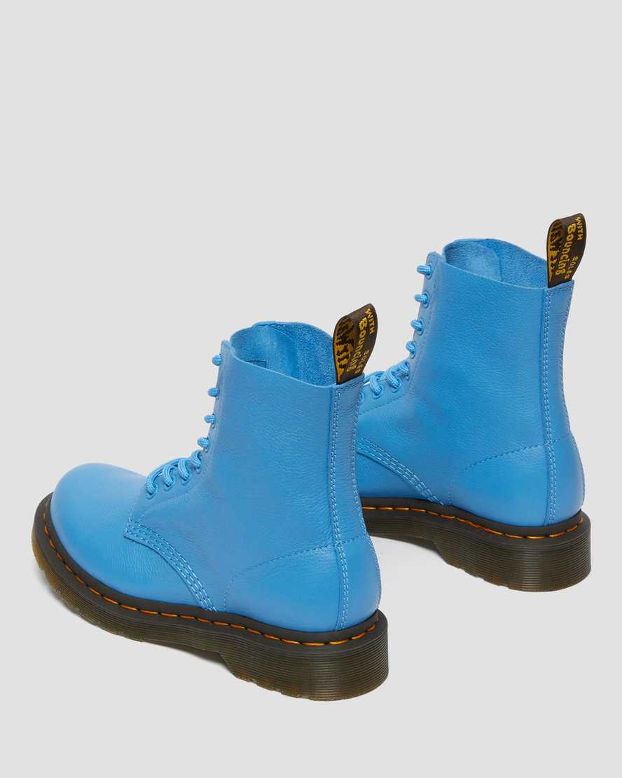 dámské ležérní boty dr. martens 1460 pascal virginia v modré barvě