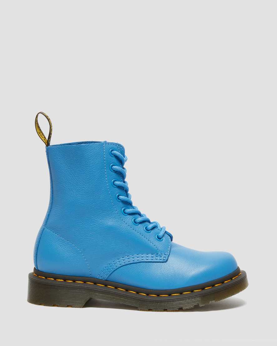 dámské ležérní boty dr. martens 1460 pascal virginia v modré barvě