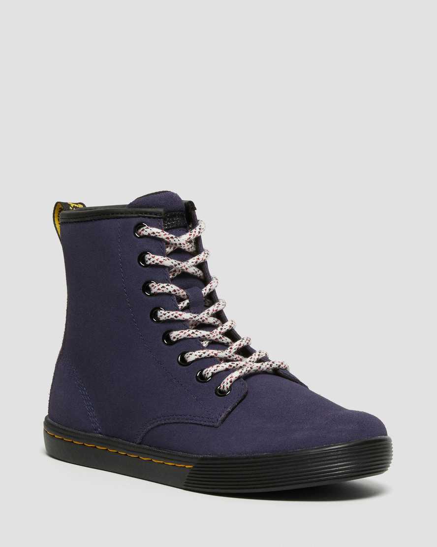 modré dámské ležérní boty dr. martens sheridan