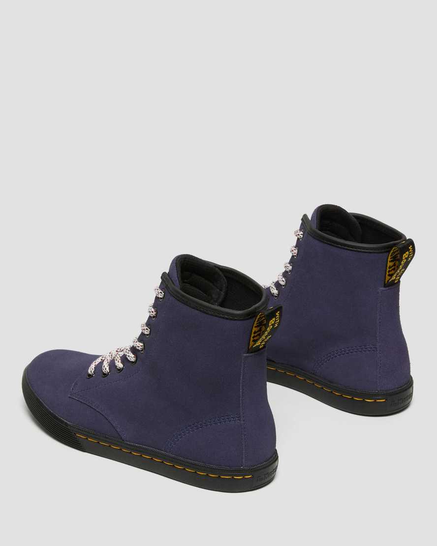 modré dámské ležérní boty dr. martens sheridan