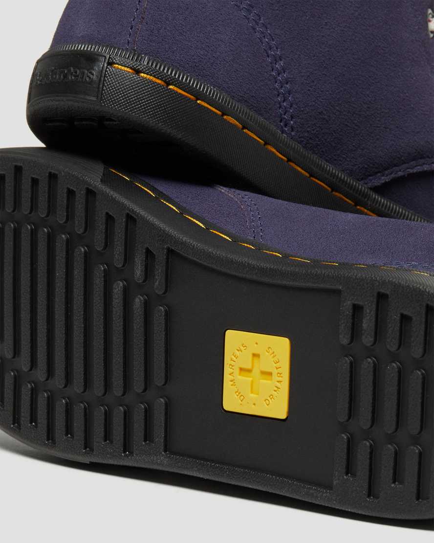 modré dámské ležérní boty dr. martens sheridan