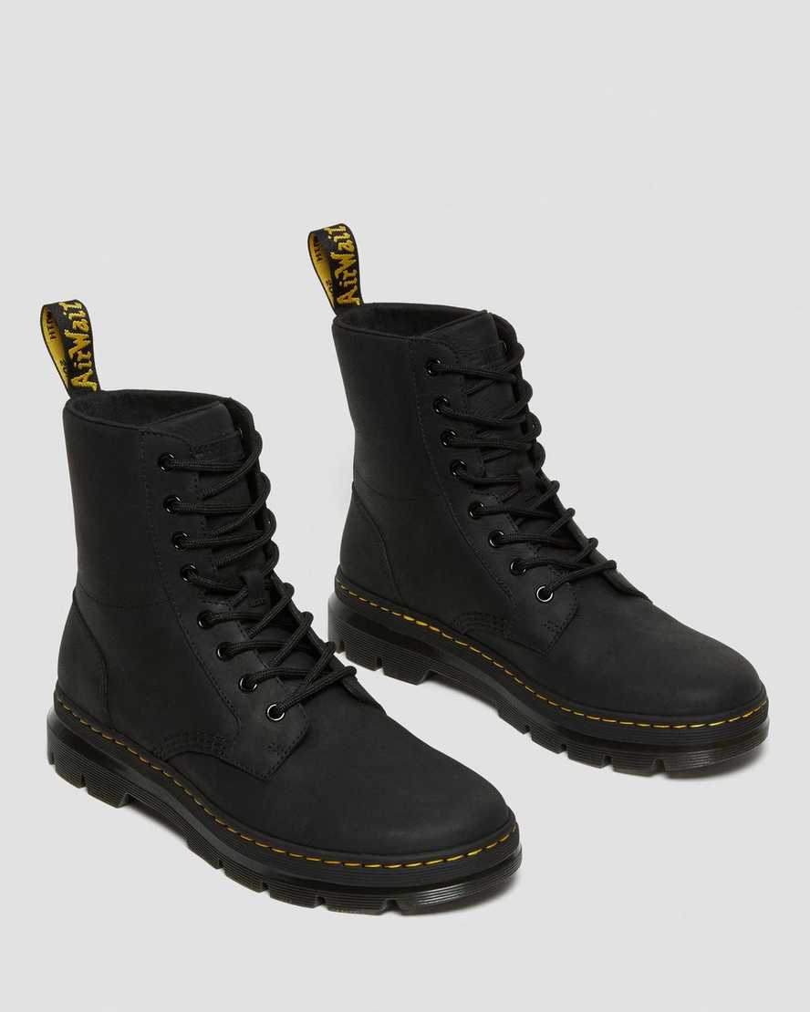 Černé dámské ležérní boty dr. martens combs