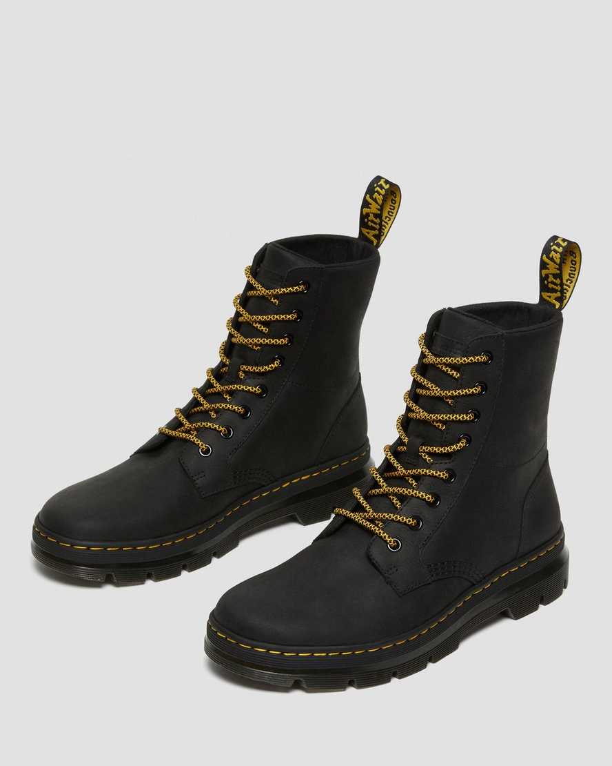 Černé dámské ležérní boty dr. martens combs