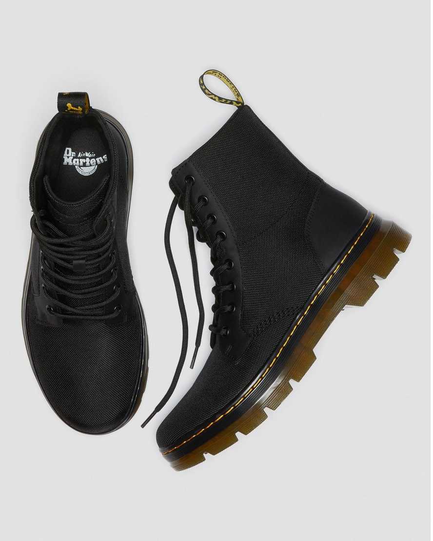 Černé dámské ležérní boty dr. martens combs poly