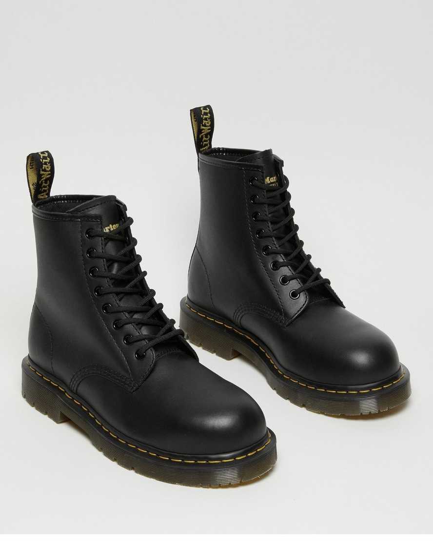 Černé dámské ležérní boty dr. martens 1460 s protiskluzovou ocelovou špičkou