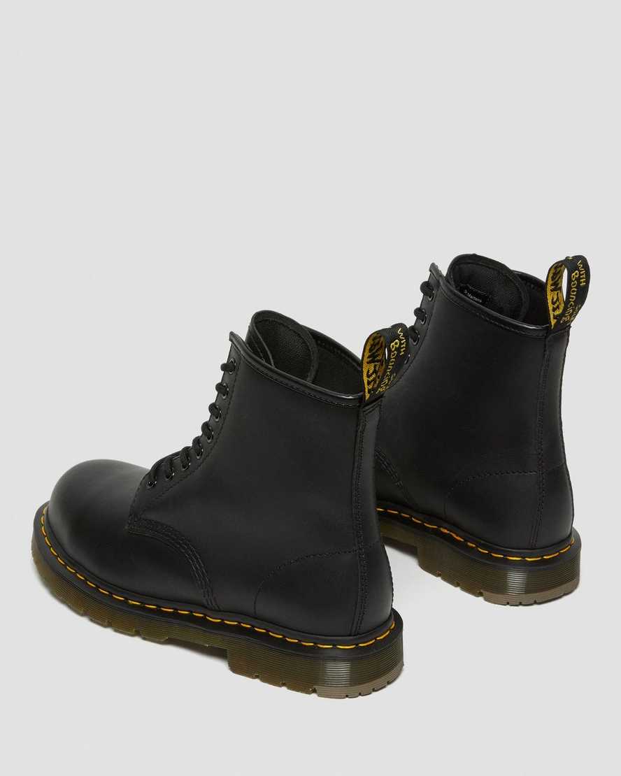 Černé dámské ležérní boty dr. martens 1460 s protiskluzovou ocelovou špičkou