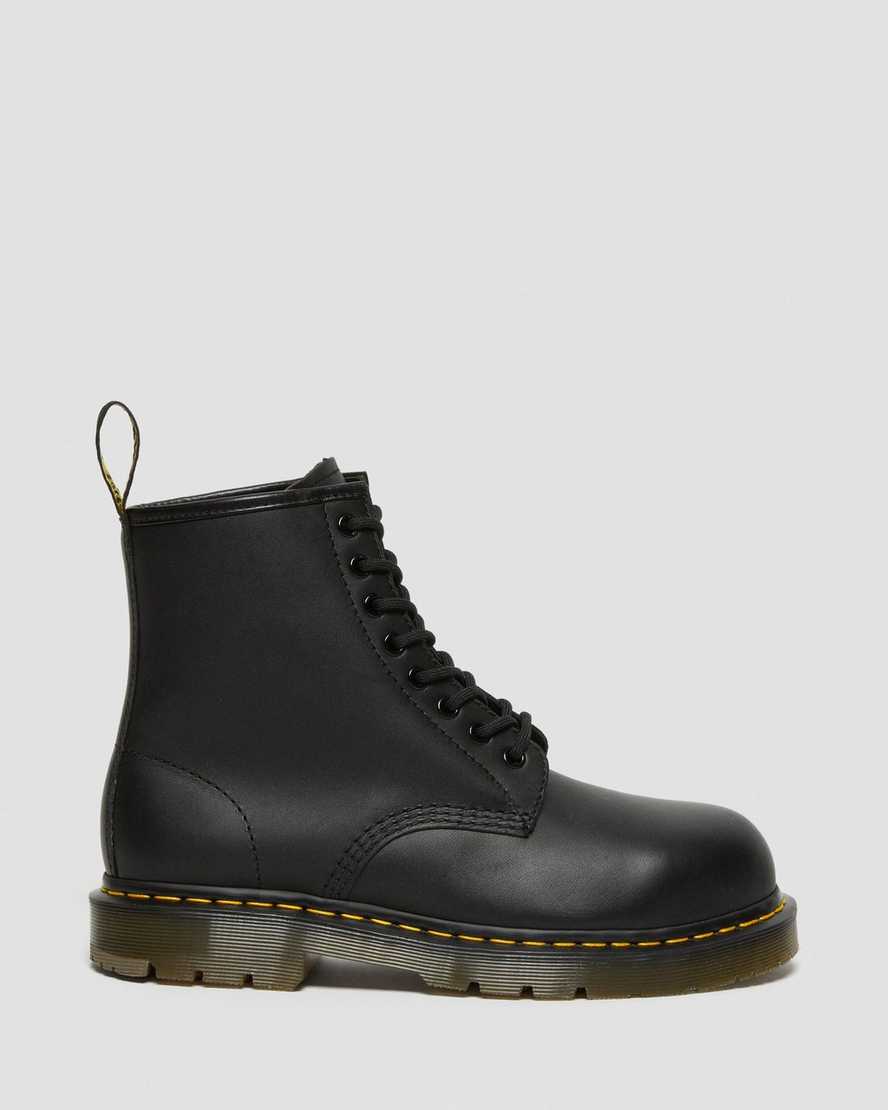 Černé dámské ležérní boty dr. martens 1460 s protiskluzovou ocelovou špičkou