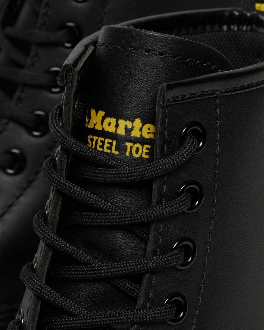 Černé dámské ležérní boty dr. martens 1460 s protiskluzovou ocelovou špičkou