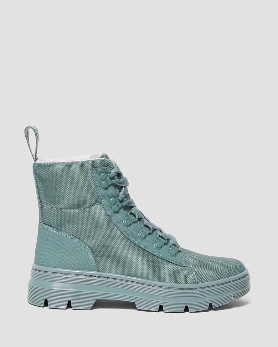 dámské volnočasové boty dr. martens combs poly v tyrkysové barvě