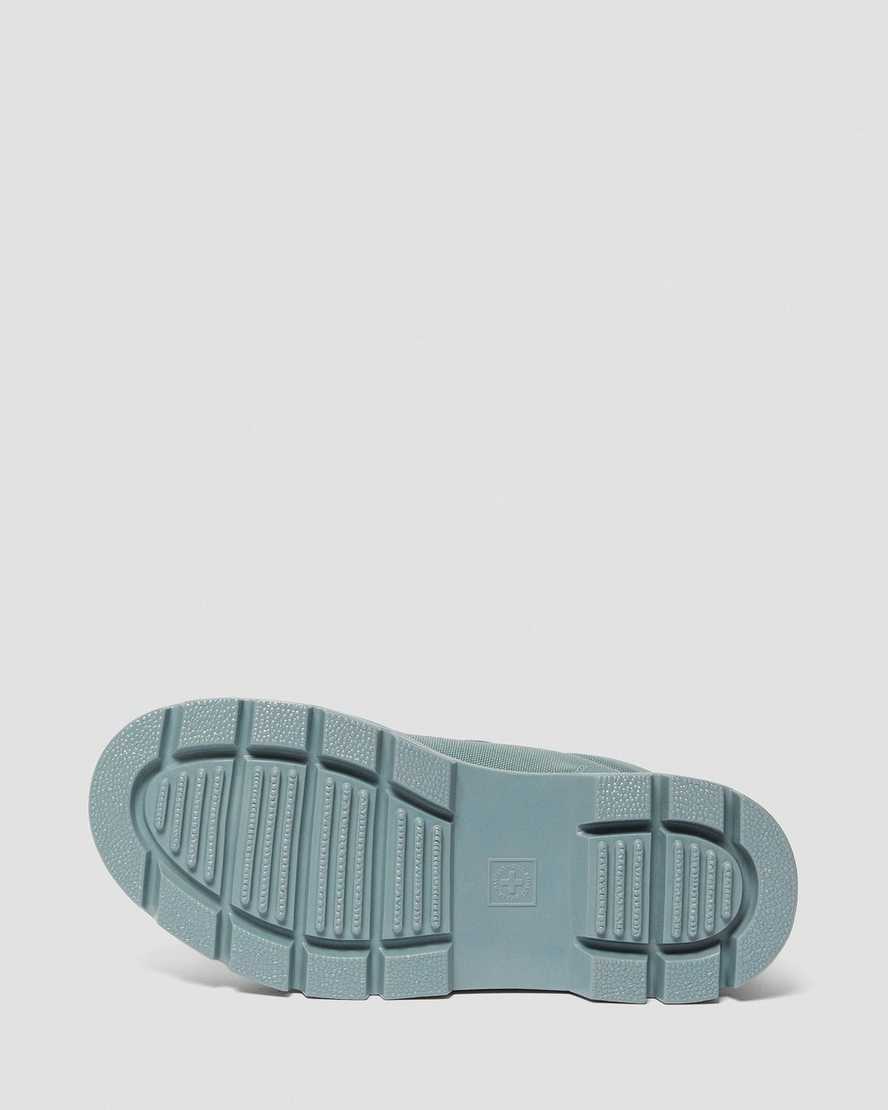 dámské volnočasové boty dr. martens combs poly v tyrkysové barvě